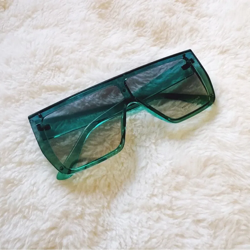 Greta Green Oversized Statement Sunglasses